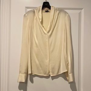 Theory silk blouse